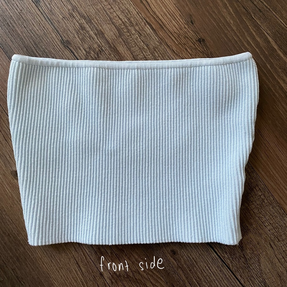 Aritzia Sculpt Knit Top Cropped Tube